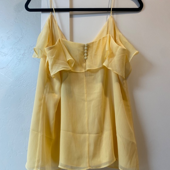 WHBM Ruffle Chiffon Cami - Picture 2 of 5